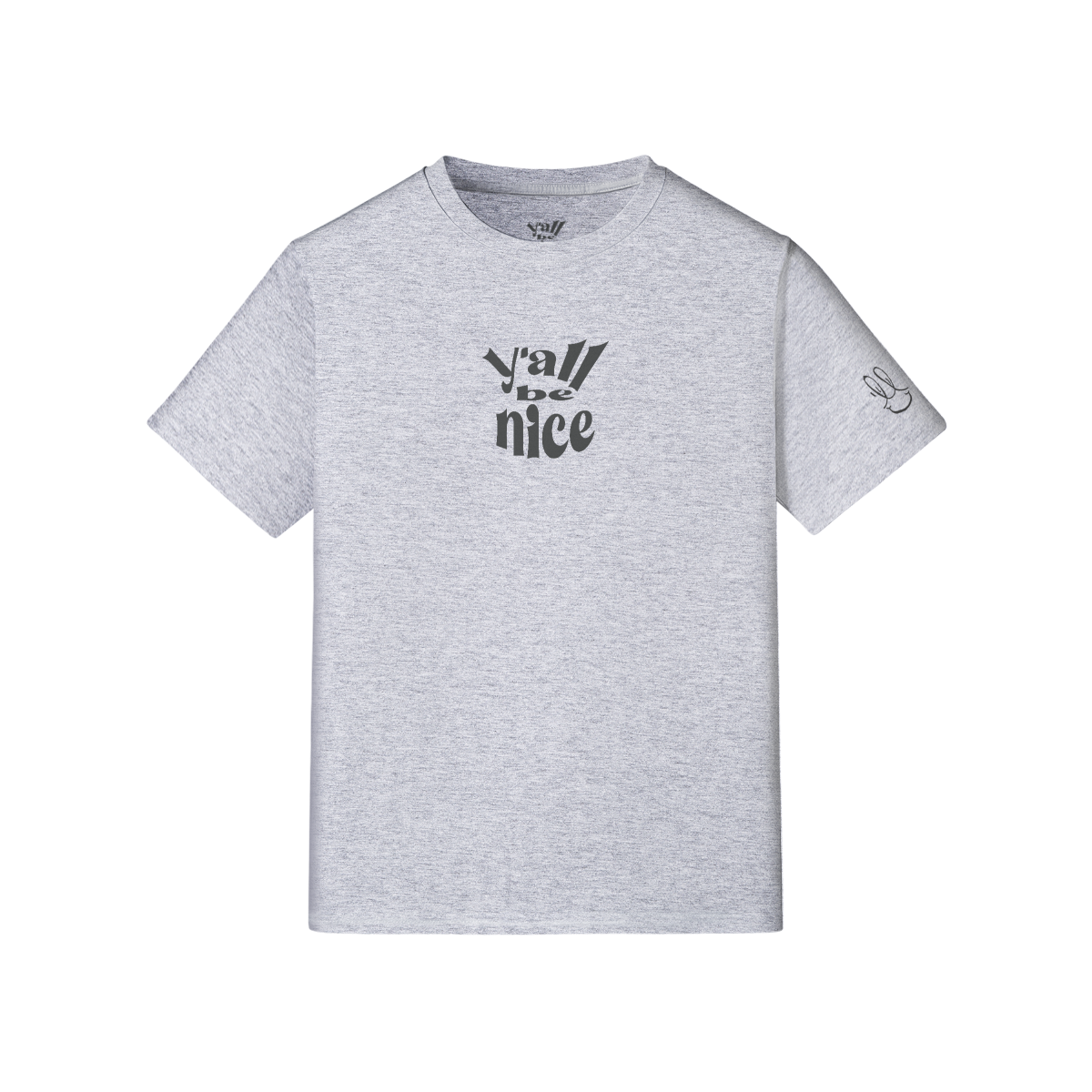 Y'all Be Nice "Basic Tee" Black Hit  .  210GSM Unisex Premium T-shirt